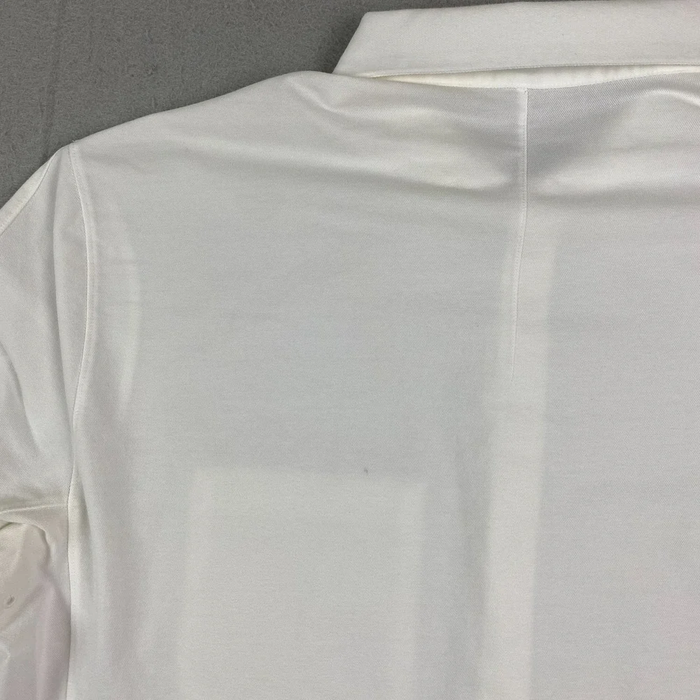 Lululemon Commission Shirt Men L White Twill Long Sleeve Button Up Casual